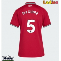 Manchester United Harry Maguire #5 Replica Home Shirt Ladies 2026-27 Short Sleeve